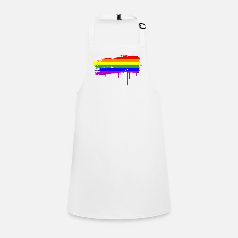 Rainbow Flag Graffiti Children's Apron