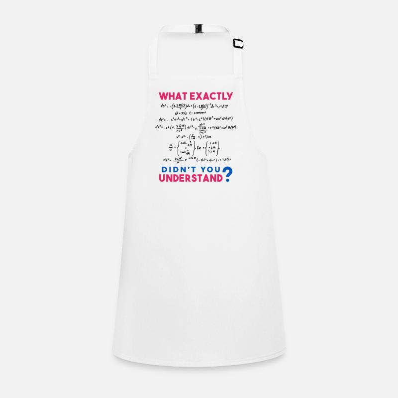 Fysik og matematik formel vittighed Forklæde til børn