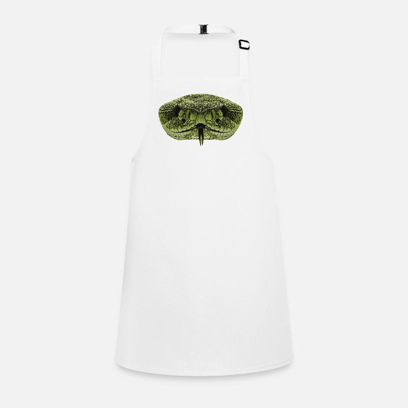 beste reptilien tees, schlangengesicht Schürze für Kinder
