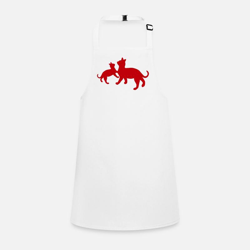 United Silhouettes de chat et de chien Tablier Enfant