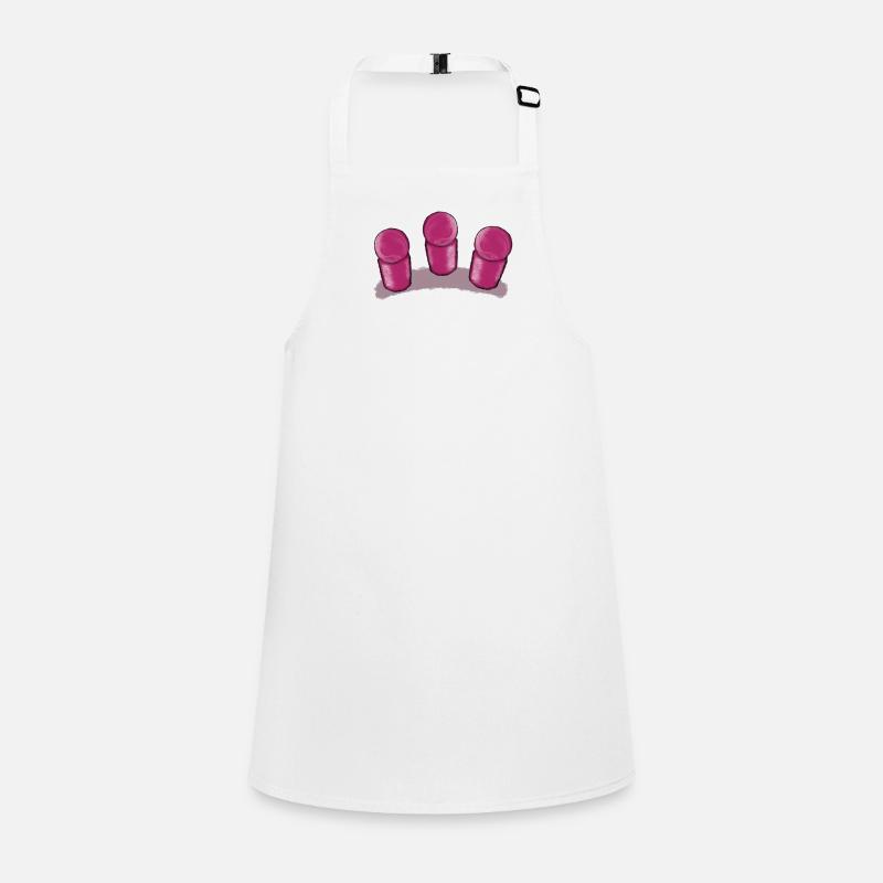 Colored ball and cylinder pattern - game figure Children's Apron