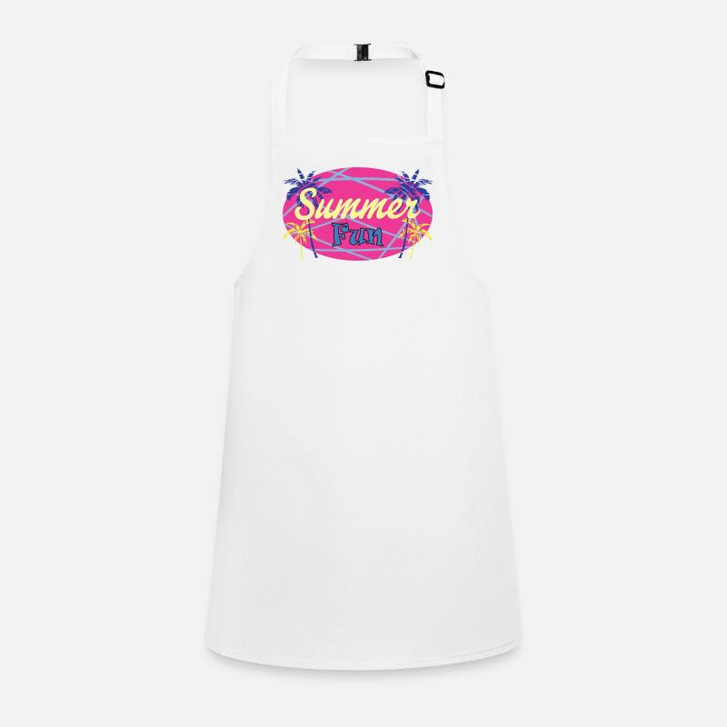 SUMMER FUN WITH PALM TREES Children's Apron