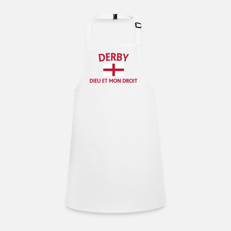 Derby England Flagge Design Schürze für Kinder