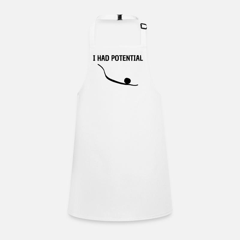 I Had Potential Offbeat Graphic Humor Children's Apron