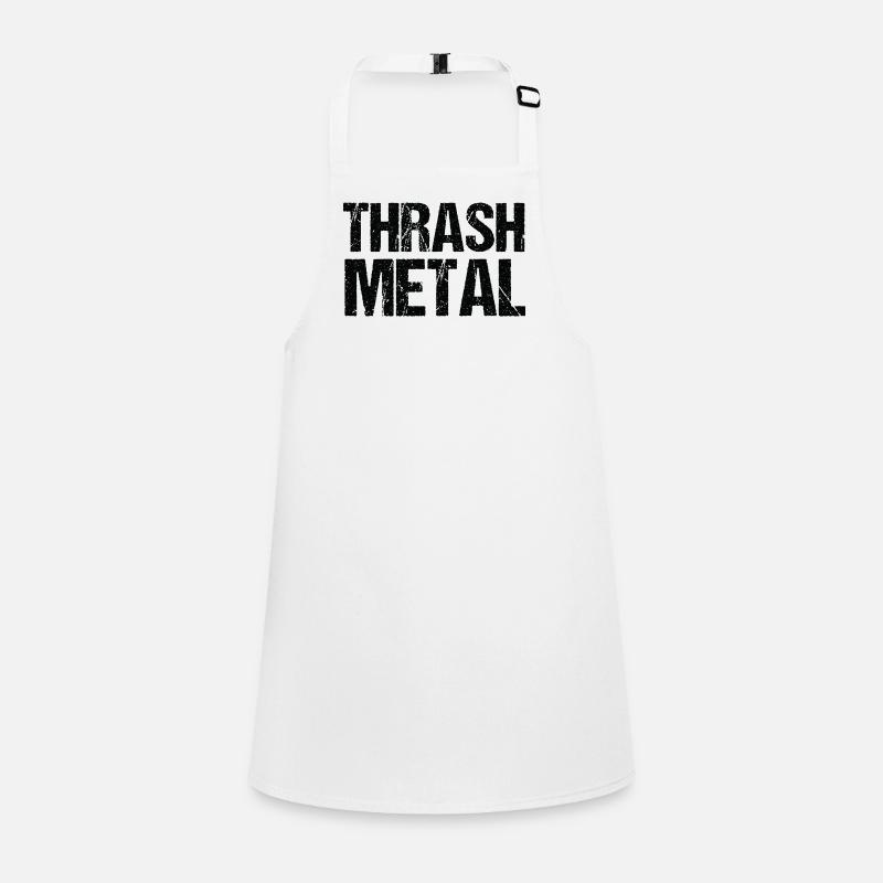 Thrash Metal Bold Typography Children's Apron