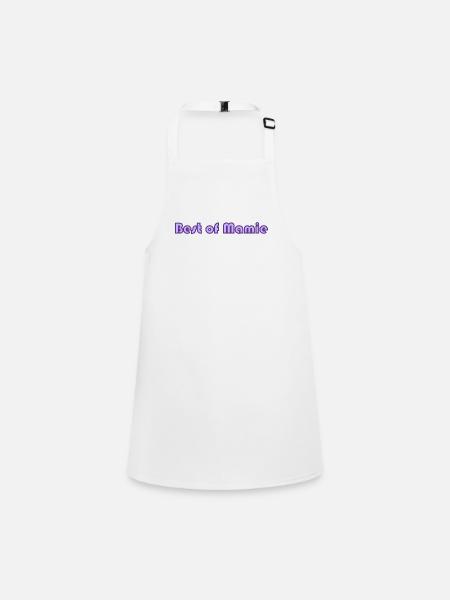 GRANNY. MOM. MOTHER's DAY. HAPPY MOTHER'S BIRTHDAY - Children's Apron - white - Front