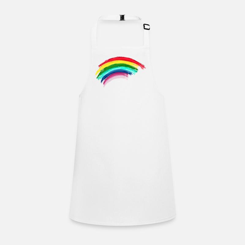 Rainbow Regenbogen Hope Schürze für Kinder