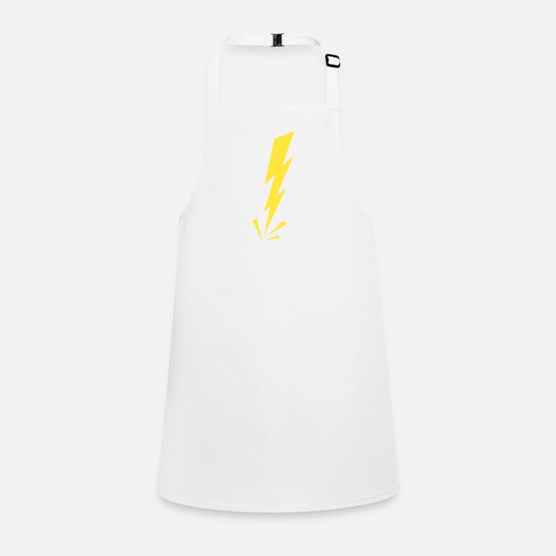 Lightning Thunder Lightning Angry idée cadeau d'avertissement Tablier Enfant