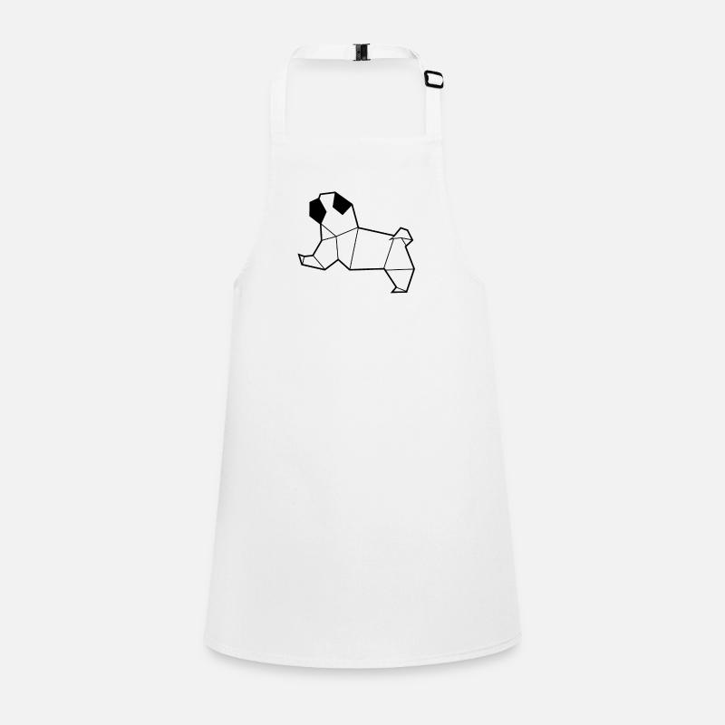 Petit Carlin poly art cadeau chien Tablier Enfant