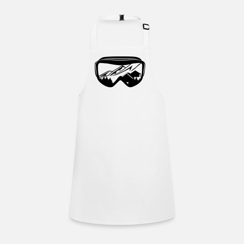 Snowboard Goggles Children's Apron