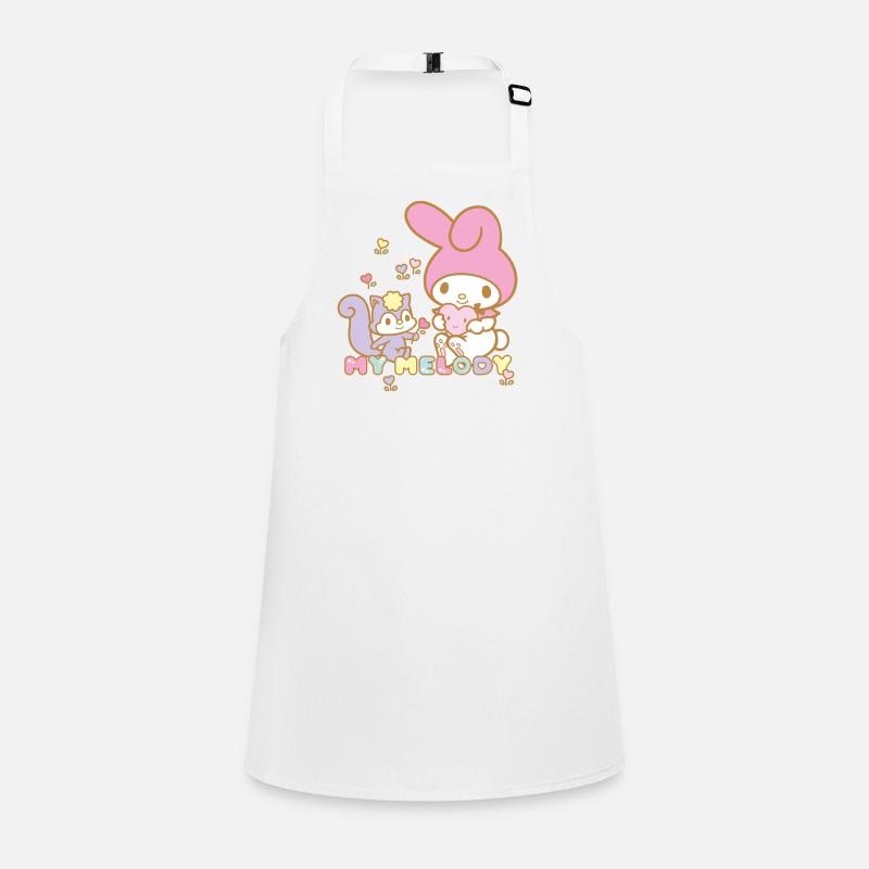 My Melody Cueille Des Fleurs Avec Risu Tablier Enfant