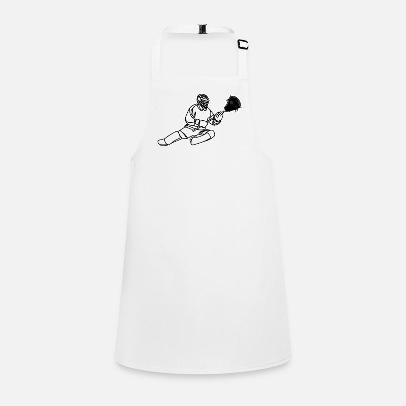 Lacrosse Goalie Graphics Children's Apron