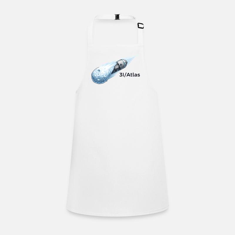 Comet flight through space Children's Apron