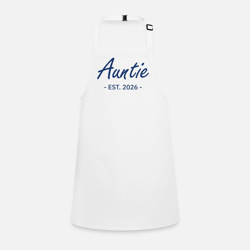 Auntie Script Est 2026 Tablier Enfant