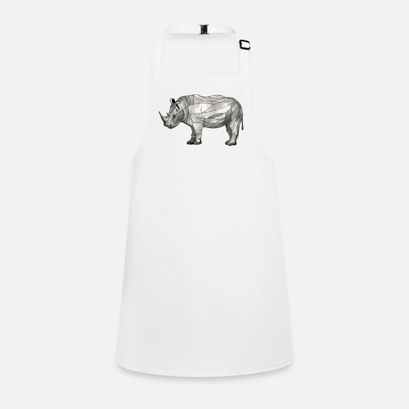 Nashorn Schürze für Kinder