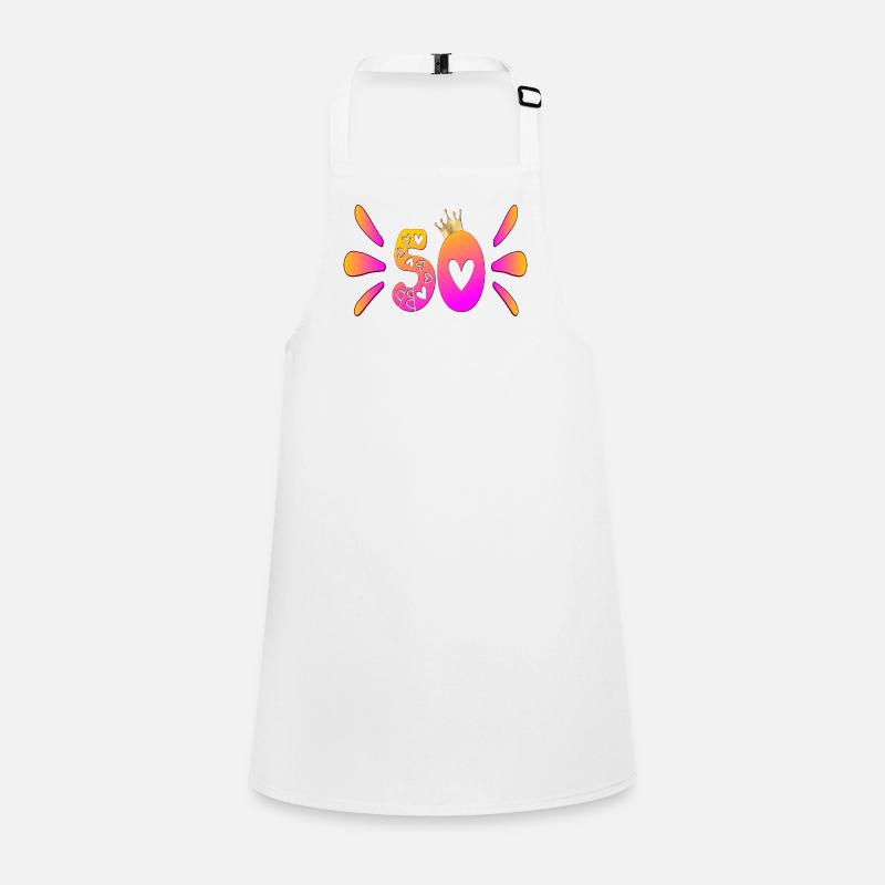 Fifty Crown - 50th Birthday Children's Apron
