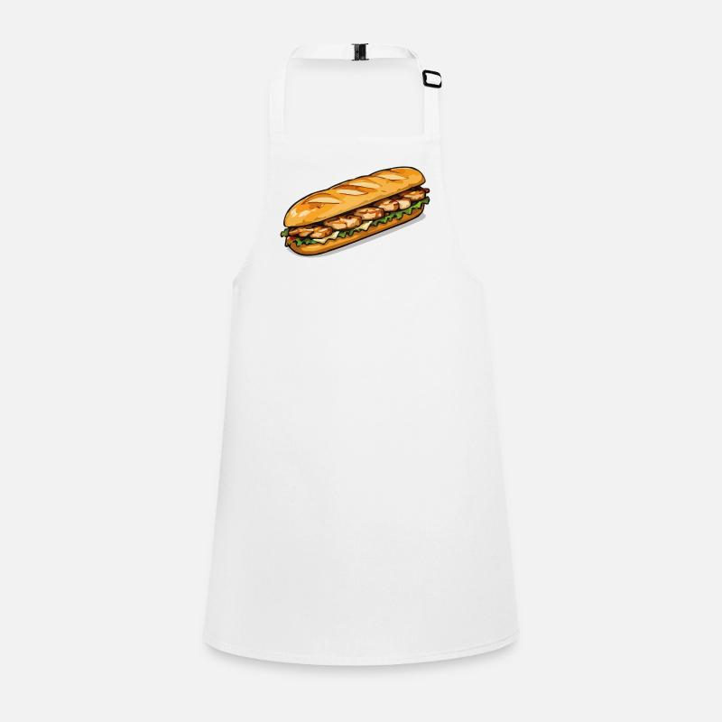 Grilled Chicken Sub Art Children's Apron