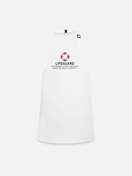 lifeguard - Children's Apron - white - Front