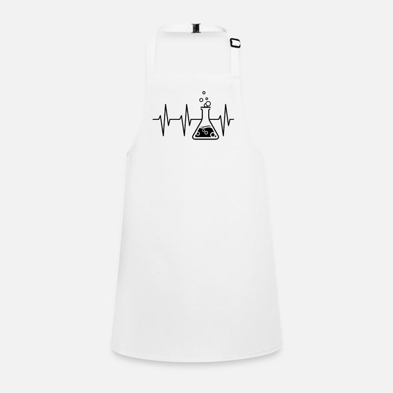 science heartbeat science pulse ecg symbol Children's Apron