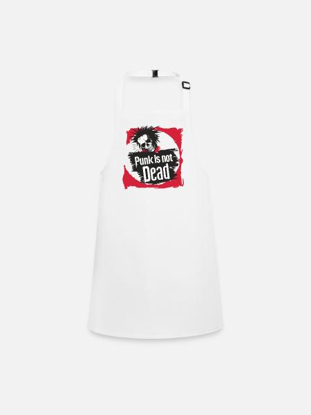 Punk Is Not Dead Punk Rock Punker Punk Rocker Rock - Children's Apron - white - Front