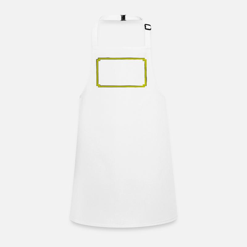 cadre jaune-gris Tablier Enfant