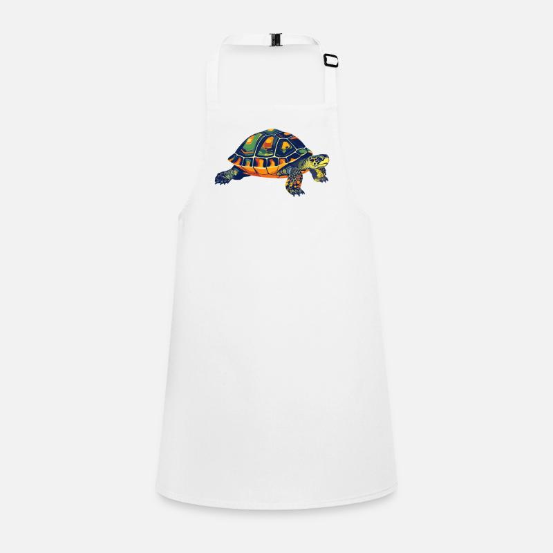 Colorful Mandala Turtle Great Tortoise Children's Apron