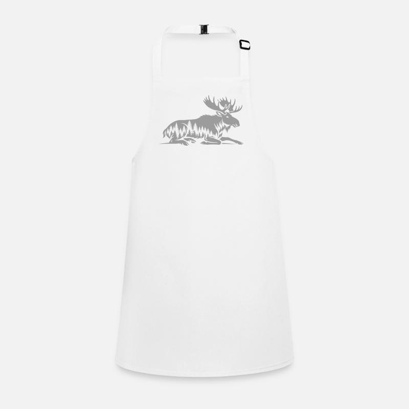 Elch Schürze für Kinder