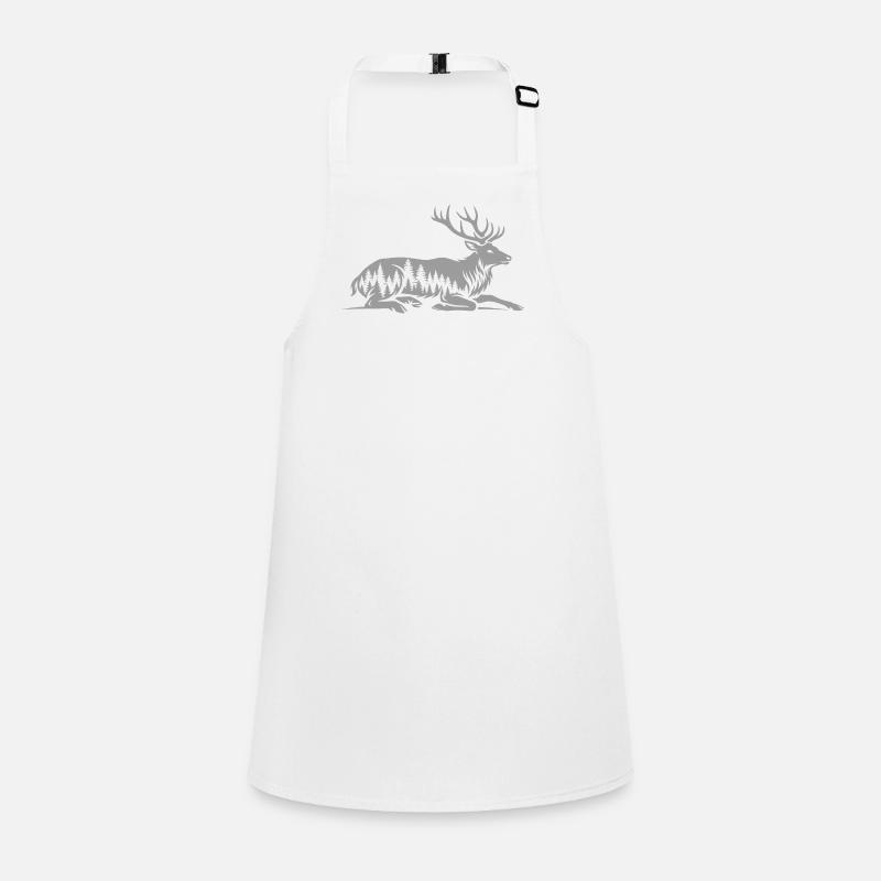  Hirsch Schürze für Kinder