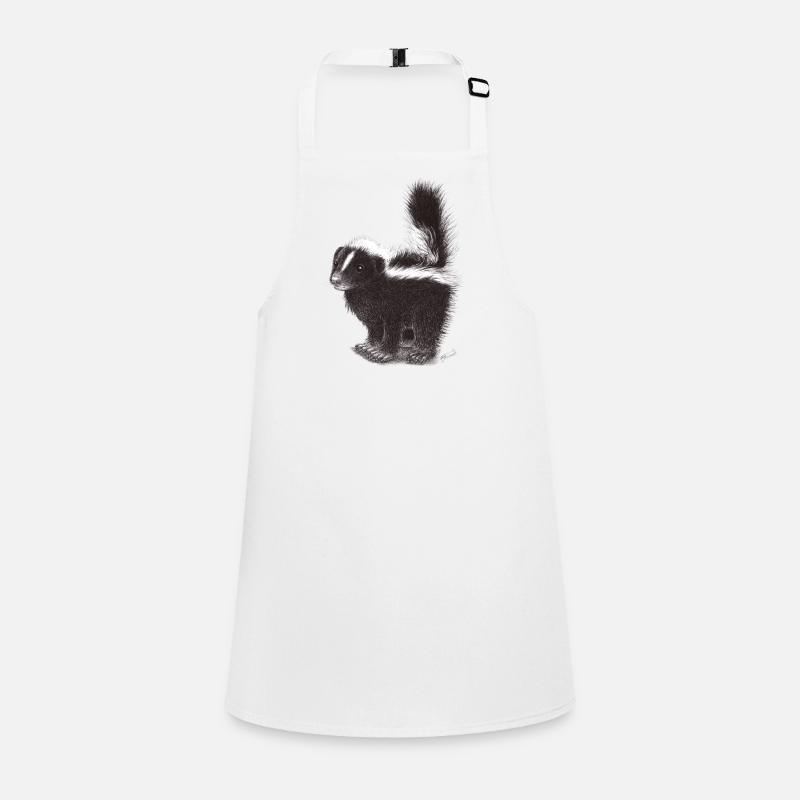 Cute cool skunk Children's Apron