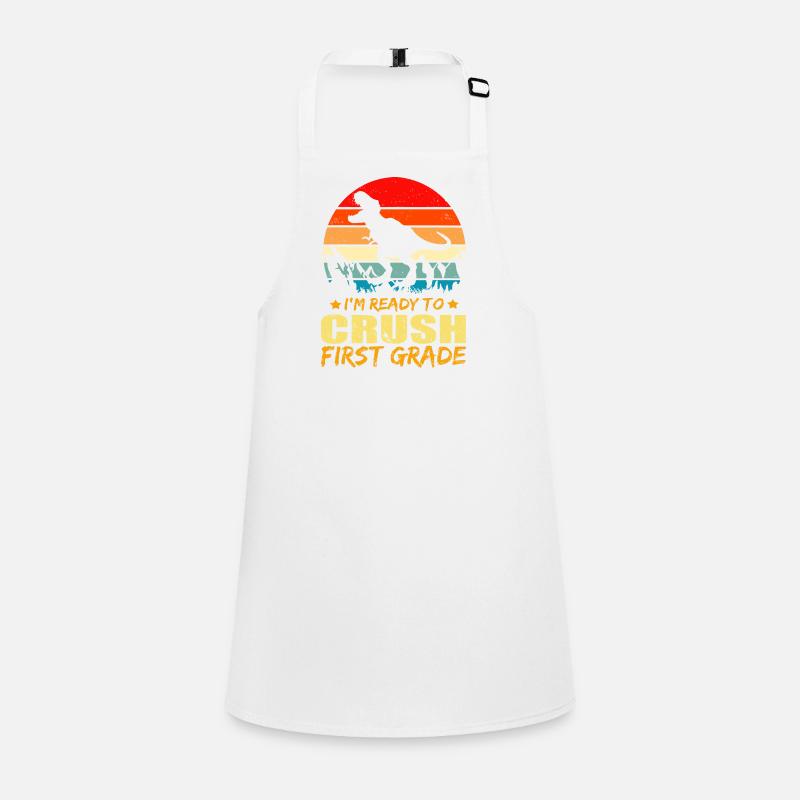 T-Rex Prehistory Vintage Warrior Children's Apron