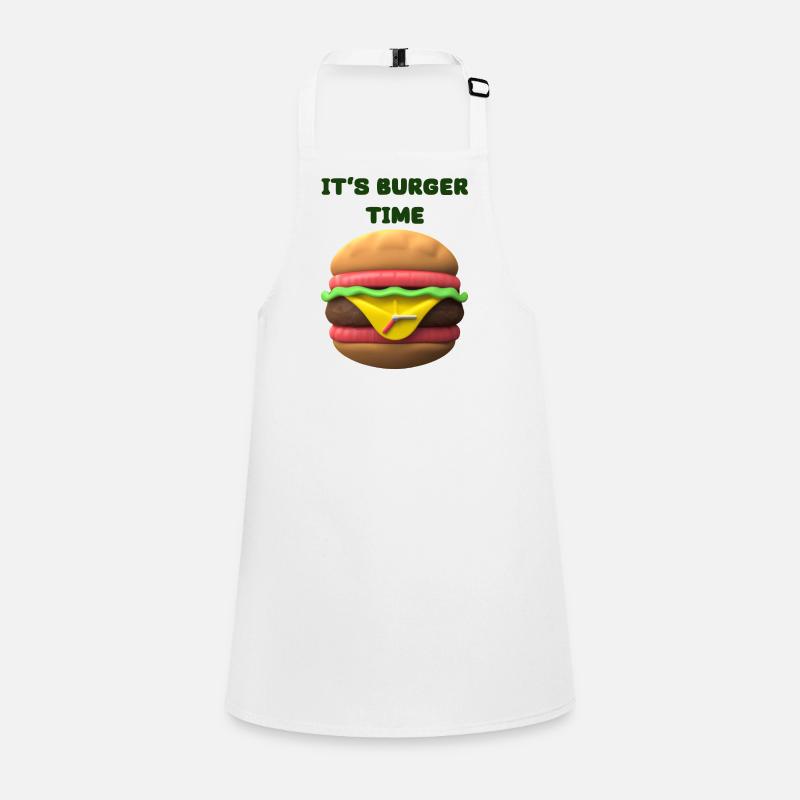 IT‘S BURGER TIME Schürze für Kinder