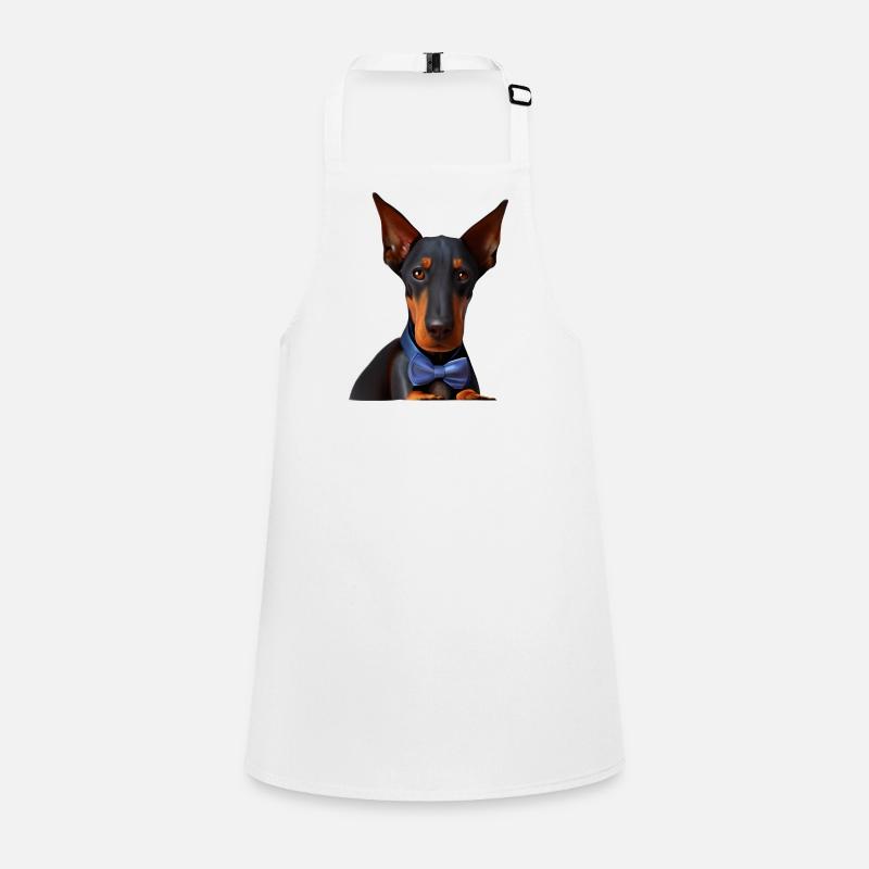 Dobermanntrainer Dobermann Hund Dobermannwelpe Schürze für Kinder