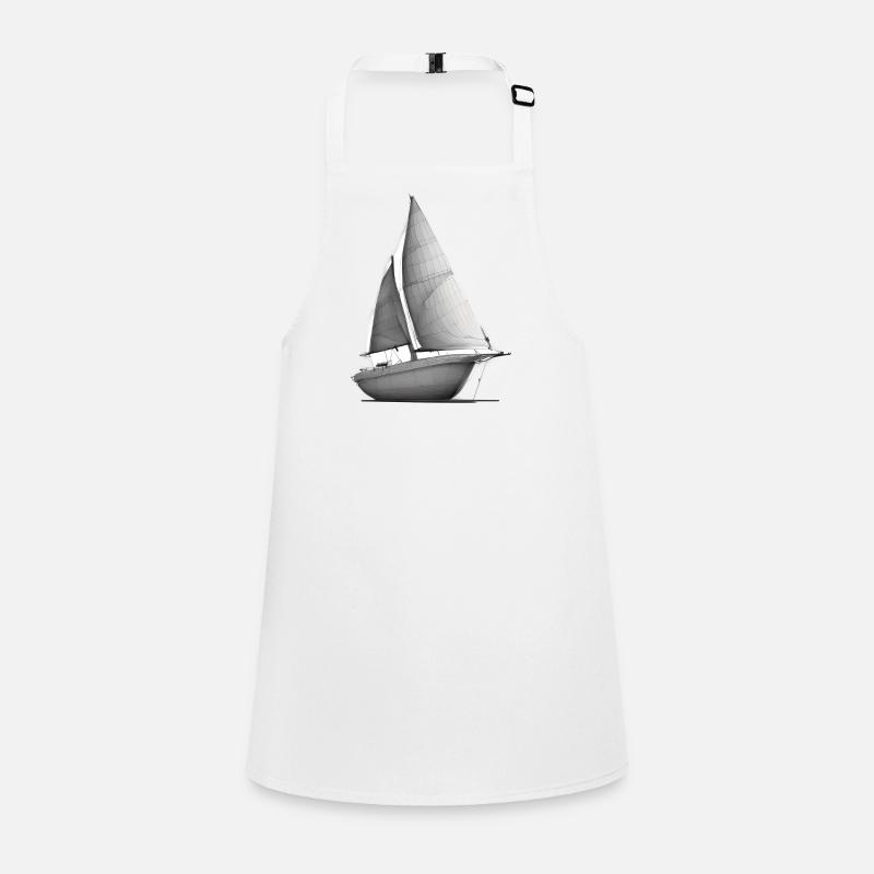 Sailing Ship Sailing Sailing Sailing Sailing Boat Children's Apron