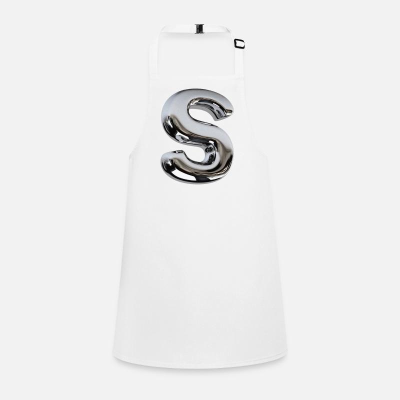 Chrome Letter S Children's Apron