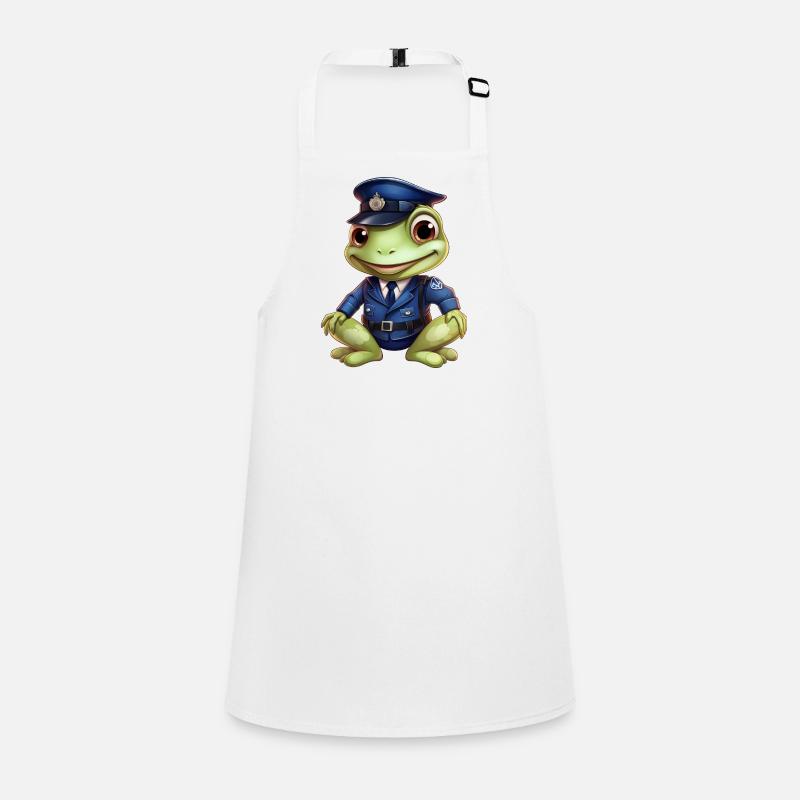 Frog Policeman Children's Apron