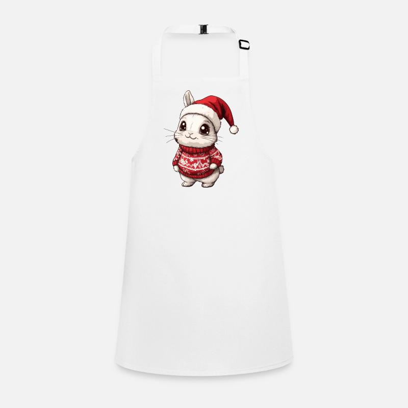 Bunny Christmas Xmas Children's Apron