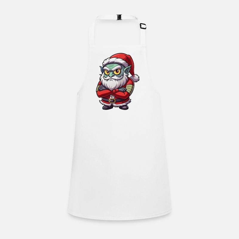 Grumpy Goblin Santa Children's Apron