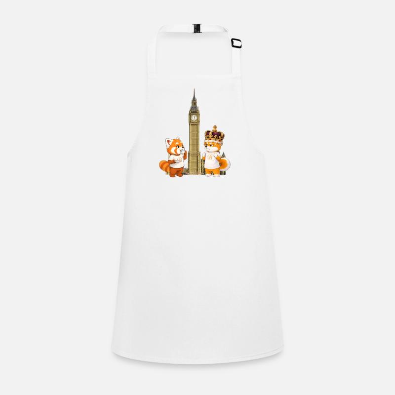 Lazy & Grumpy in London Children's Apron