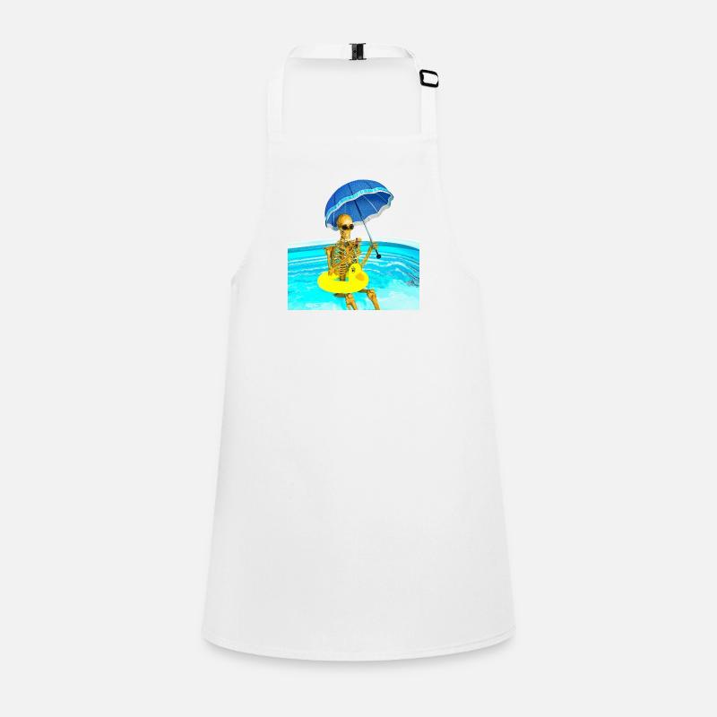 Grim Reaper on vacation Children's Apron