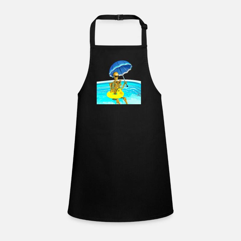 Grim Reaper on vacation Children's Apron