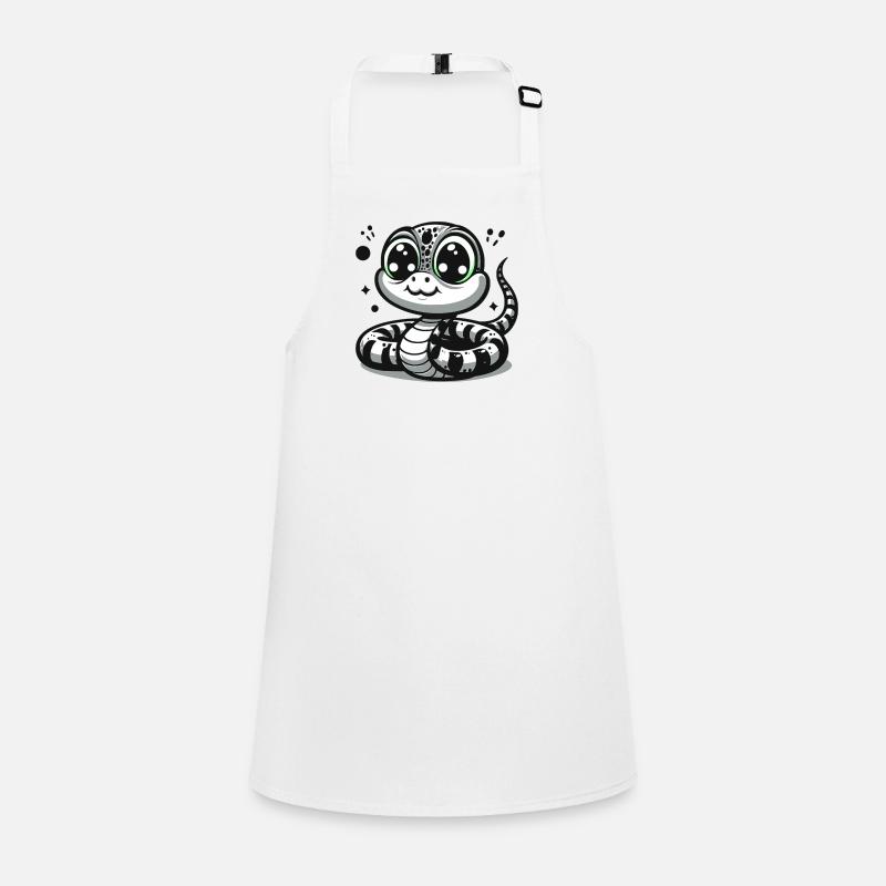 Serpent N&B Tablier Enfant