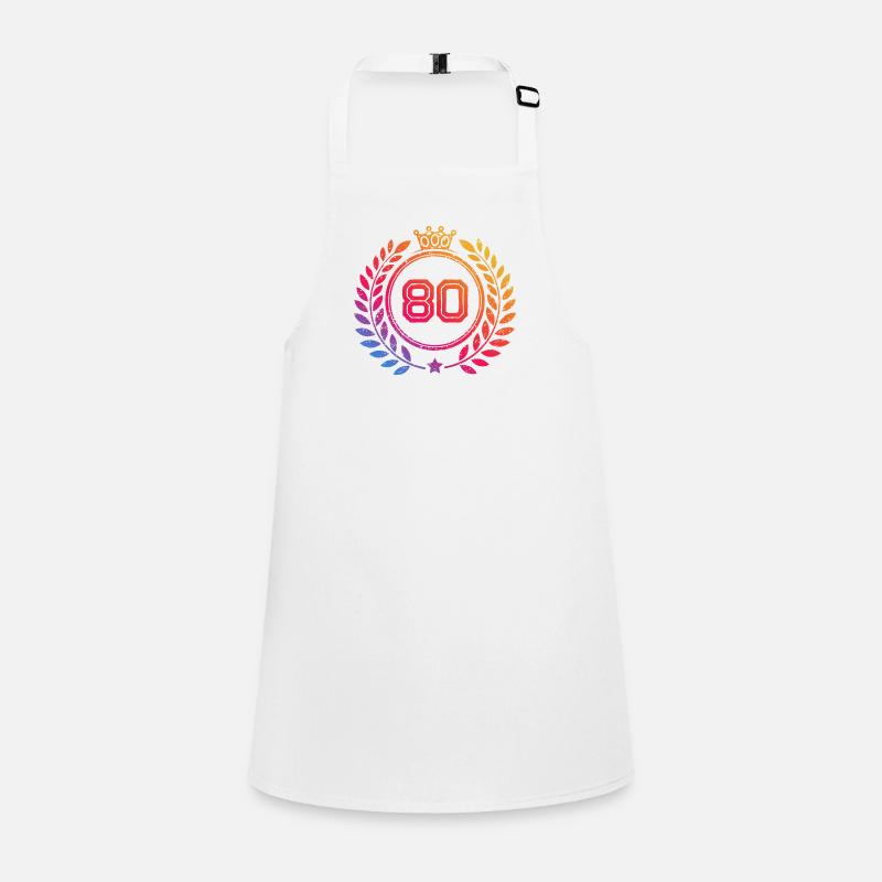 80 Number wreath Children's Apron