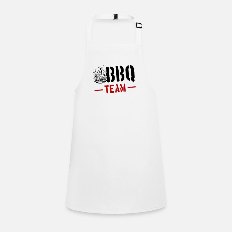 Grillades Barbecue Barbecue Équipe Tablier Enfant