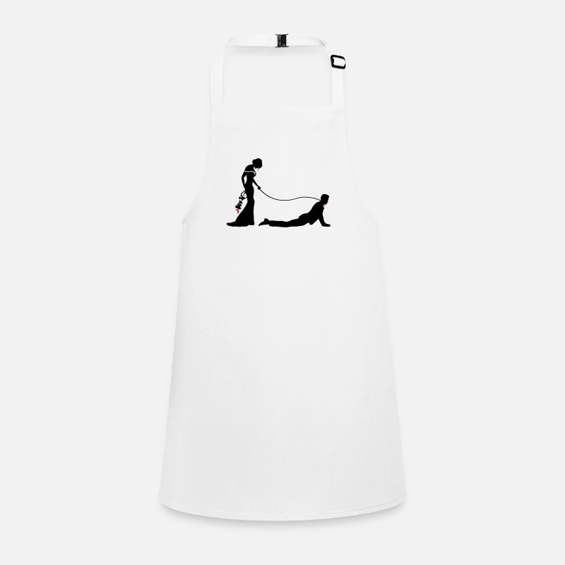 Wedding Newlyweds Leash Children's Apron