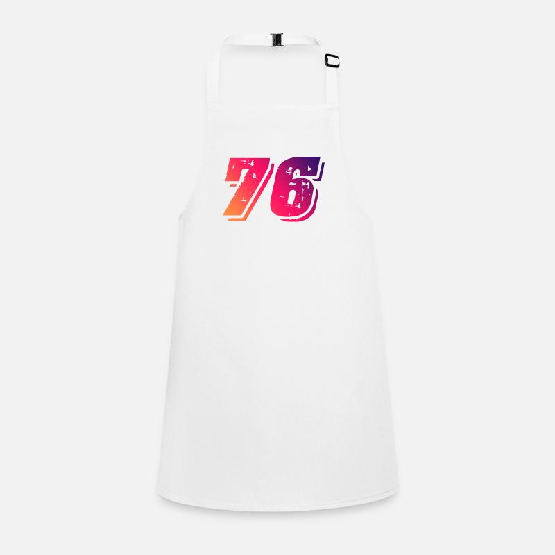 Symbole numérique 76 Tablier Enfant