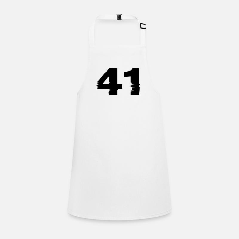 41 Number Children's Apron