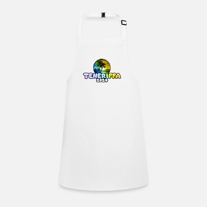 Tenerife 2024 Palm Trees Multicoloured Children's Apron