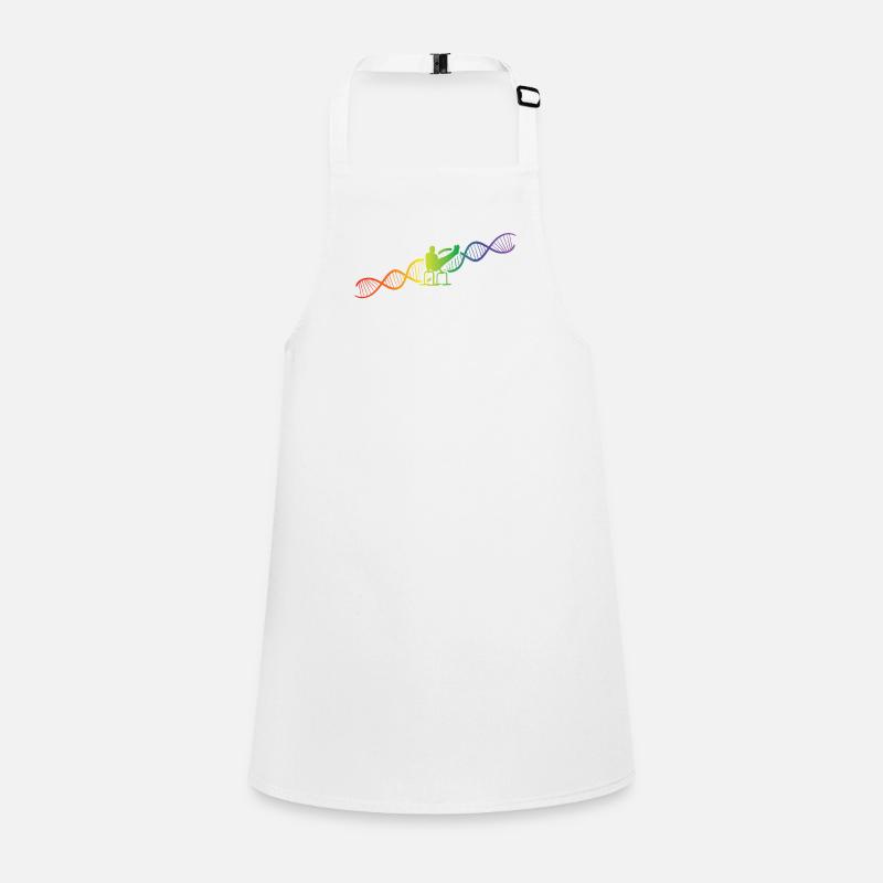 ADN Helix Rainbow Genetics Calisthenics Coloré Tablier Enfant