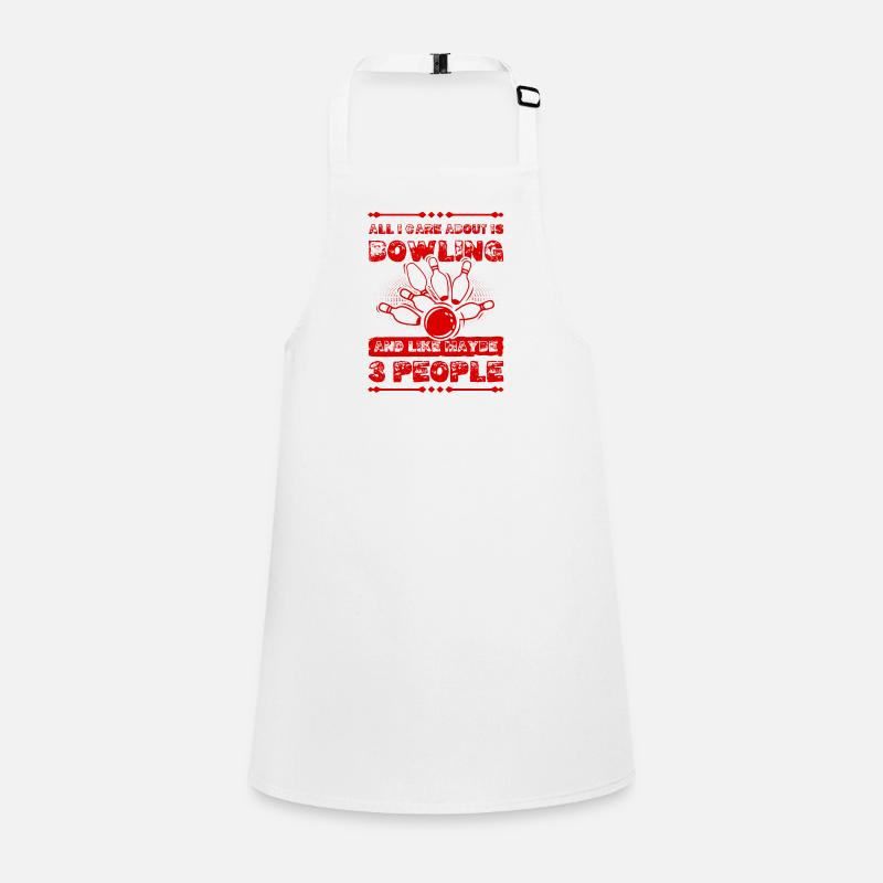 Bowling drôle de dicton Tablier Enfant