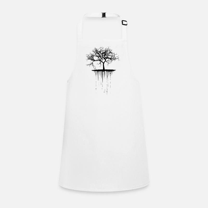 arbre - Tablier Enfant - blanc